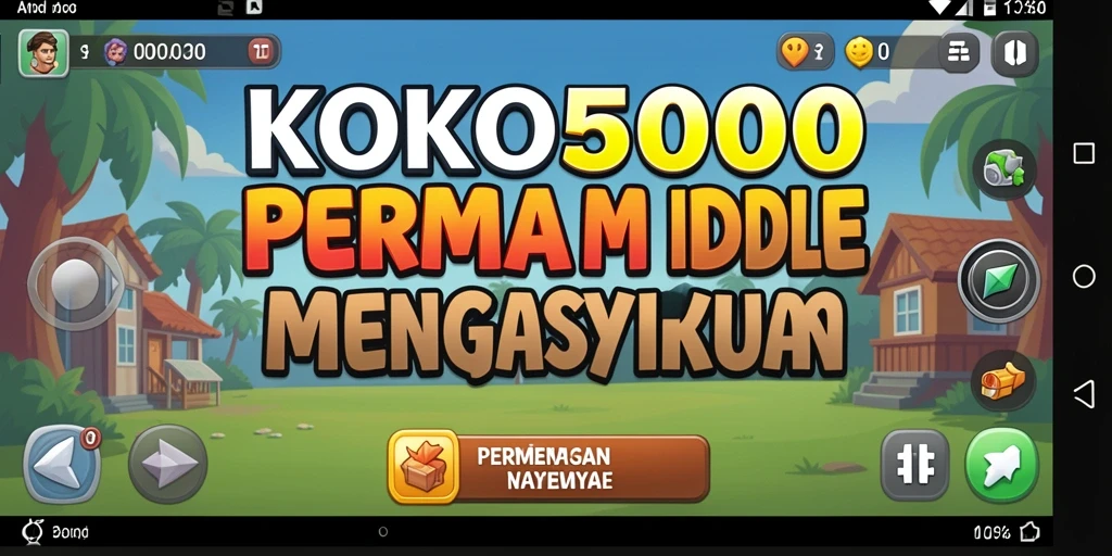Tampilan gameplay KOKO5000 yang menawan dengan sistem Idle.
