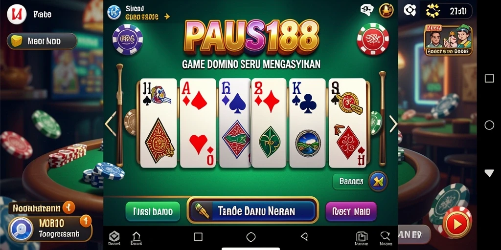 Tampilan utama gameplay PAUS188 yang seru dan interaktif.