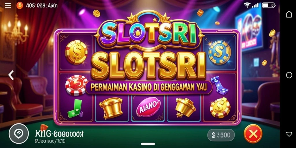 Tampilan gameplay SLOTSRI yang mengasyikkan dan penuh warna.