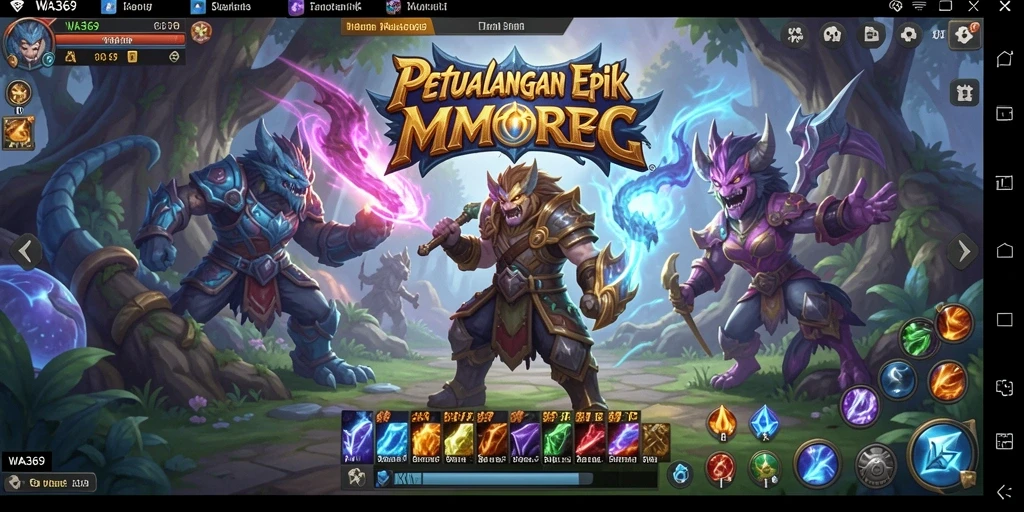 Tampilan gameplay menarik dari WA369 dengan grafis memukau.
